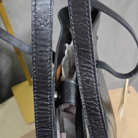 Patricia Nash Black Leather Tote - Picture 6 of 16